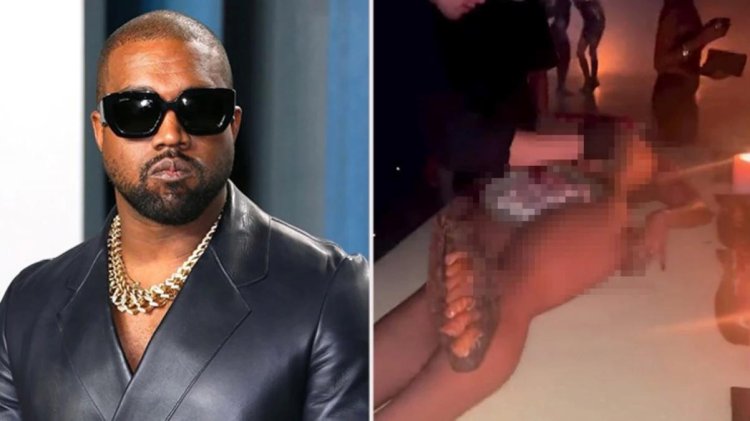 Yeni yaşını kutlayan Kanye West’in konukları partide çıplak kadın üzerinde sushi yedi