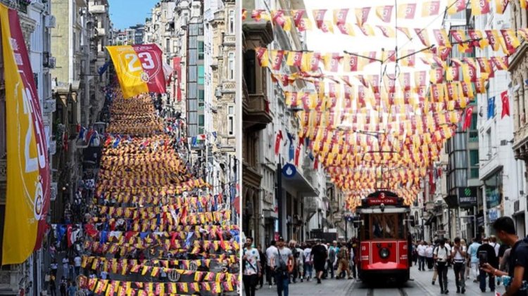 Galatasaray taraftarından büyük fedakarlık! İstiklal Caddesi’ndeki bayrakların sırrı ortaya çıktı