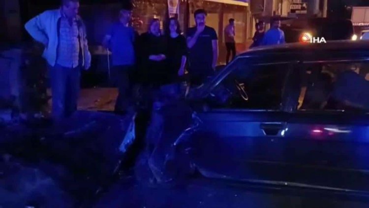 Kocaeli’de Kontrolden Çıkan Otomobil Trafik Levhasına Çarptı: 1 Yaralı