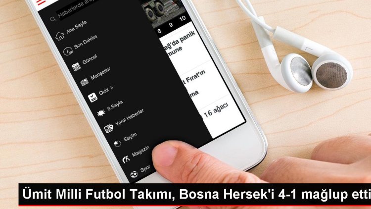 Ümit Milli Futbol Takımı Bosna Hersek’i 4-1 Mağlup Etti