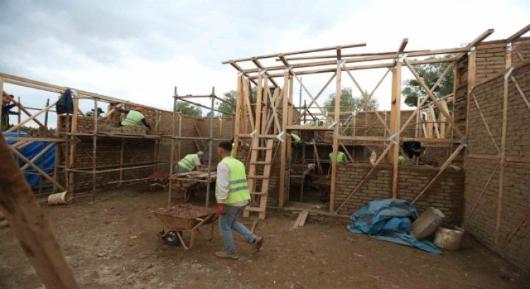 Kaya Oyma Kültepe Müzesinde inşaat çalışması sürüyor