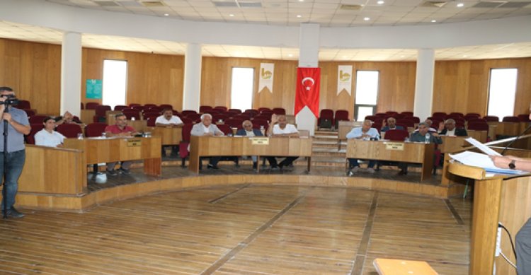 Viranşehir belediyesi temmuz ayı meclis toplantısı yapıldı