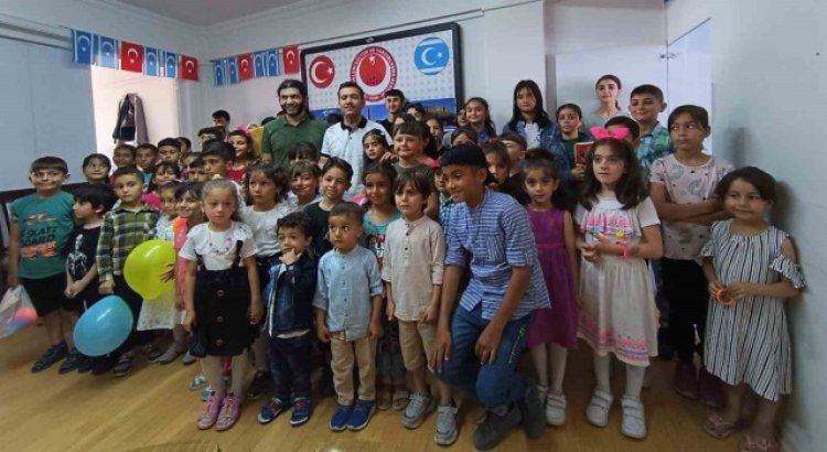 Eskişehirde yaşayan Iraklı Türkmen çocuklar gönüllerince eğlendiler