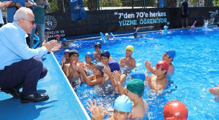 Akdeniz Belediyesi Ücretsiz Yüzme Kurslarına Kayıtlar Başladı