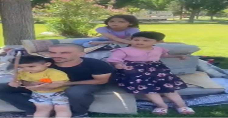Eyyübiye’de 4 çocukla aile ev sahibi tarafından evden atıldı iddiası