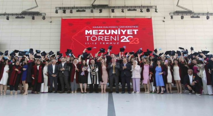 Hasan Kalyoncu Üniversitesi bin 578 öğrencisini mezun etmenin gururunu yaşadı