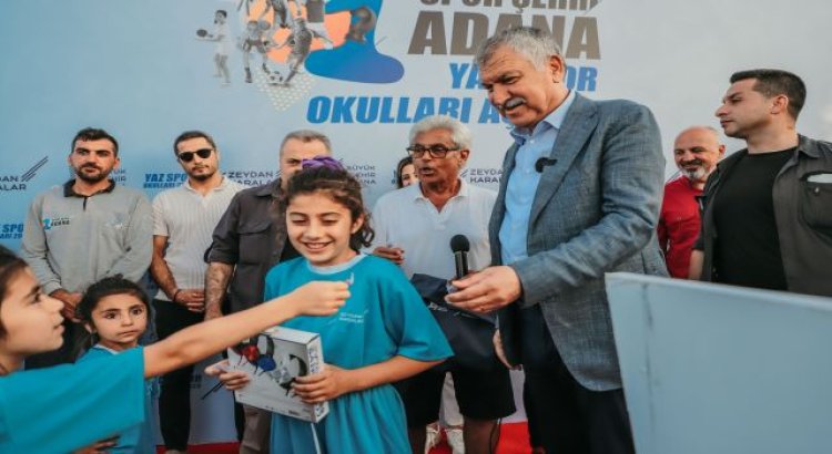 Adana'da yaz spor okullarına rekor katılım