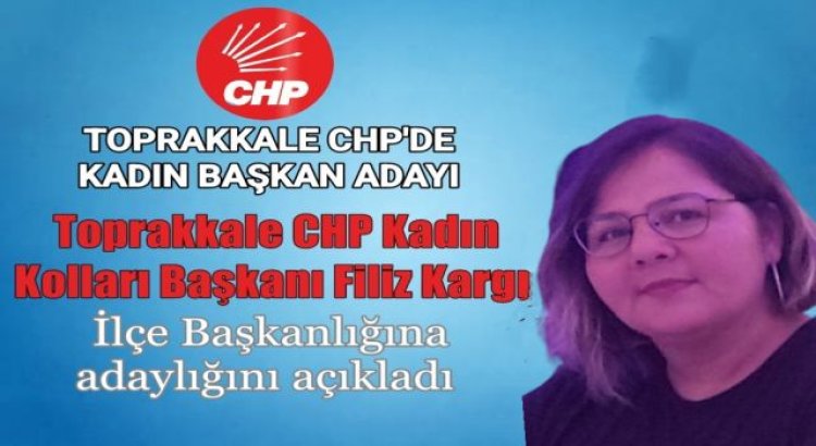 Toprakkale CHP'de Kadın ilçe başkan adayı