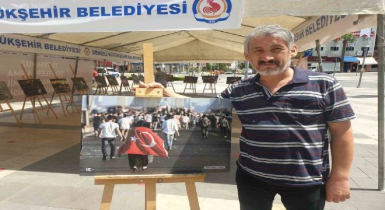 Denizlide 15 Temmuz destanı fotoğraflarla anlatıldı