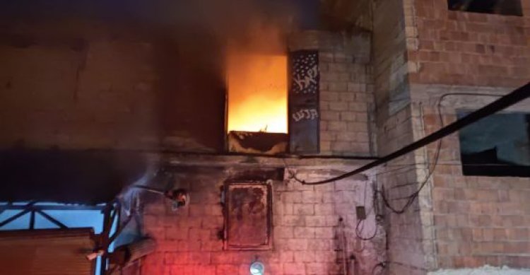 Urfa&#039;da iş yeri yangını