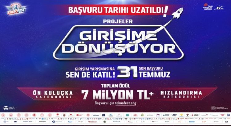 Teknofest girişim yarışmasında 7 milyon TL ödül