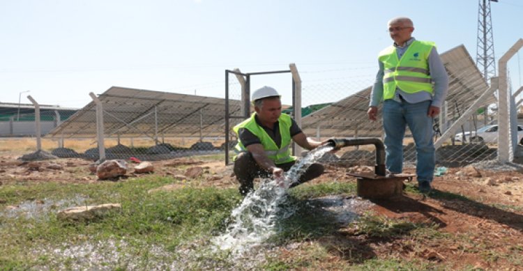 Büyükşehirde Enerji Yatırımları GES İçme Suyu Kuyularında Uygulanıyor