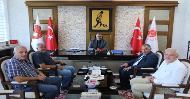 Tahir Gülebak’tan Mersin Cumhuriyet Başsavcısı Tolgahan Öztoprak ziyaret