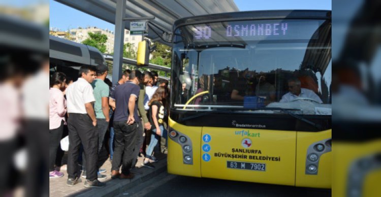 Şanlıurfa’da toplu taşıma araçları ücretsiz olacak