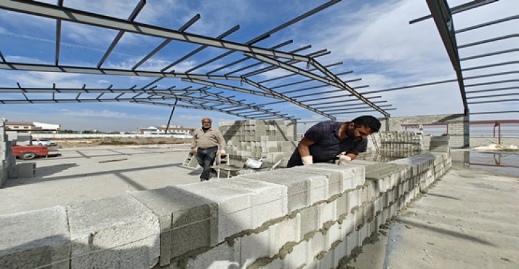 Eyyübiye’de inşaat çalışmaları hızla ilerliyor